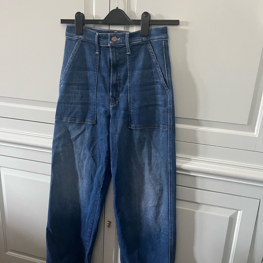 MOTHER Women's Blue Flare Jeans